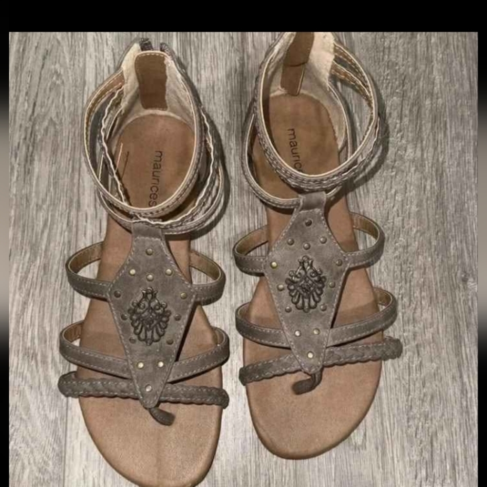 Maurices Tan Strappy Sandals - Picture 3 of 5